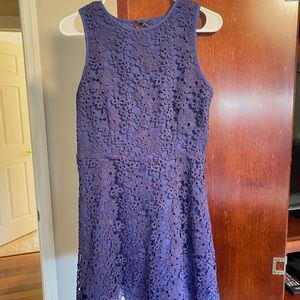 Navy Blue open back dress